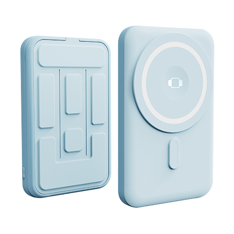 New Product with Bracket Wireless Power Bank Ultra-thin 100000mAh Mini Magnetic Power Bank Suitable for iPhone 12 13 14